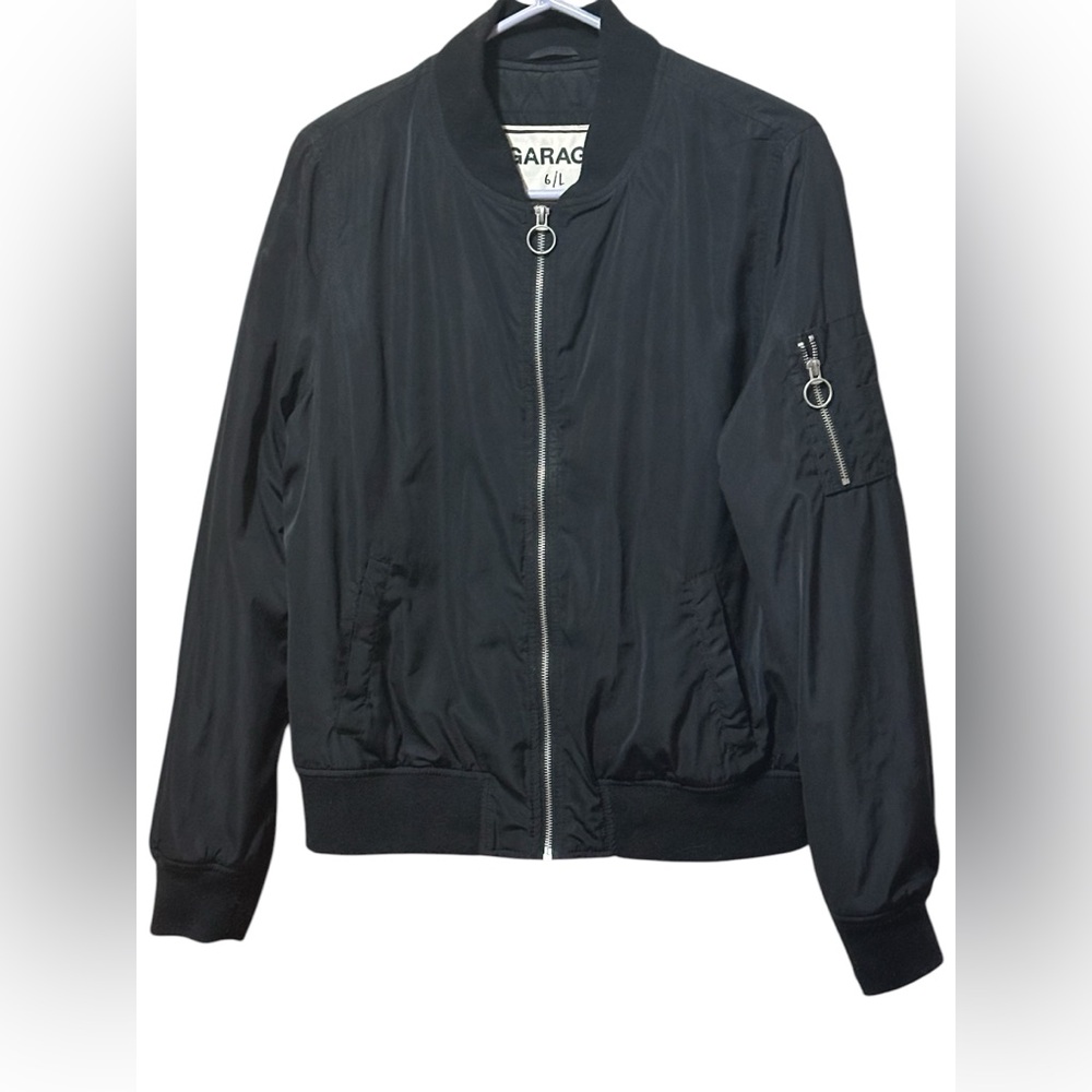 Garage Black Bomber Jacket